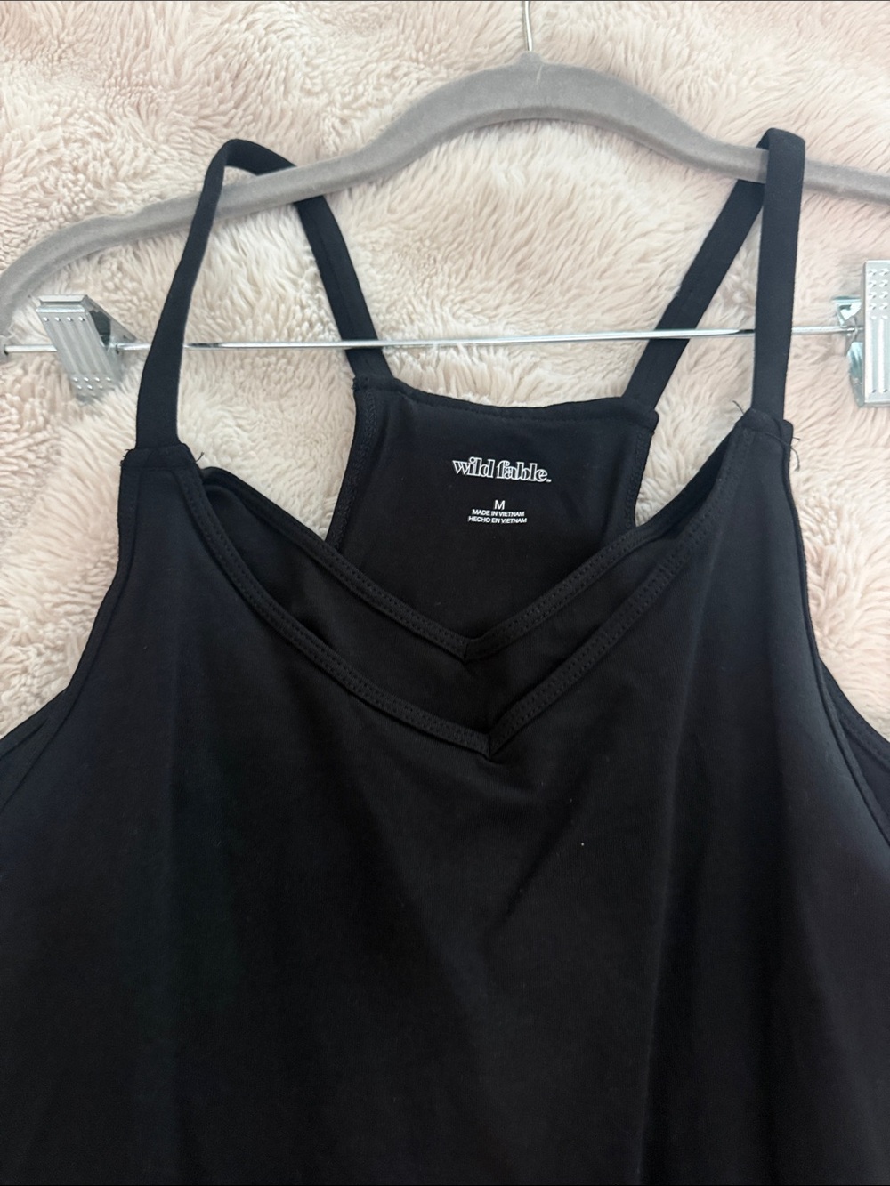 Wild fable Black Pocket Racerback Tank Dress - Picture 2 of 10